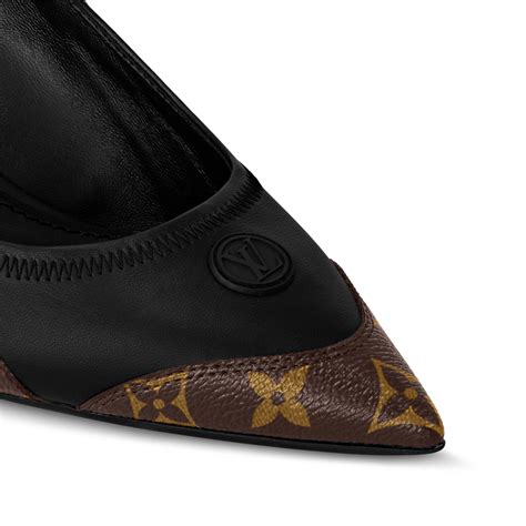 louis vuitton scarpe con logo nel tacco|Décolleté aperta sul retro 6AM .